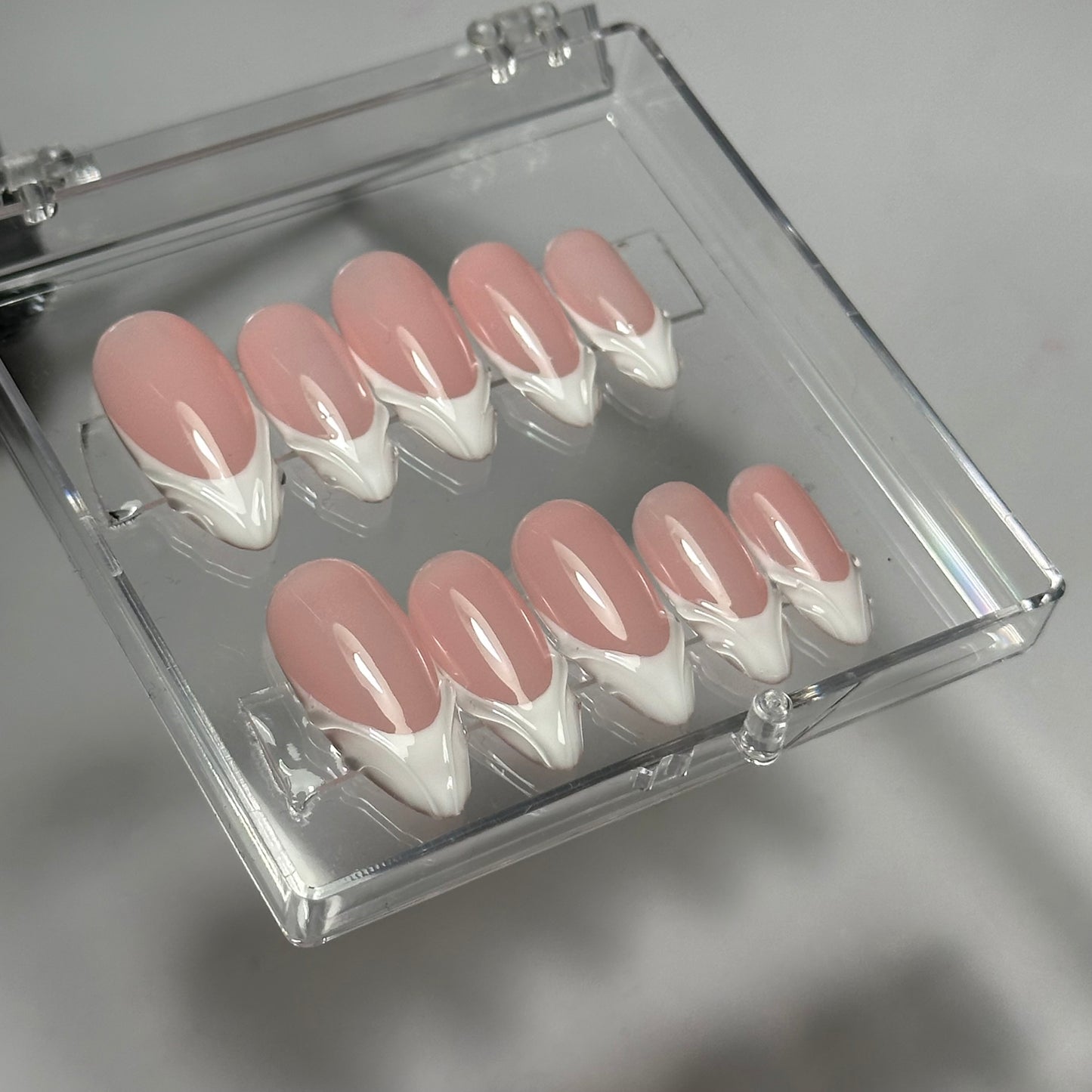 Papaya Press On Nails