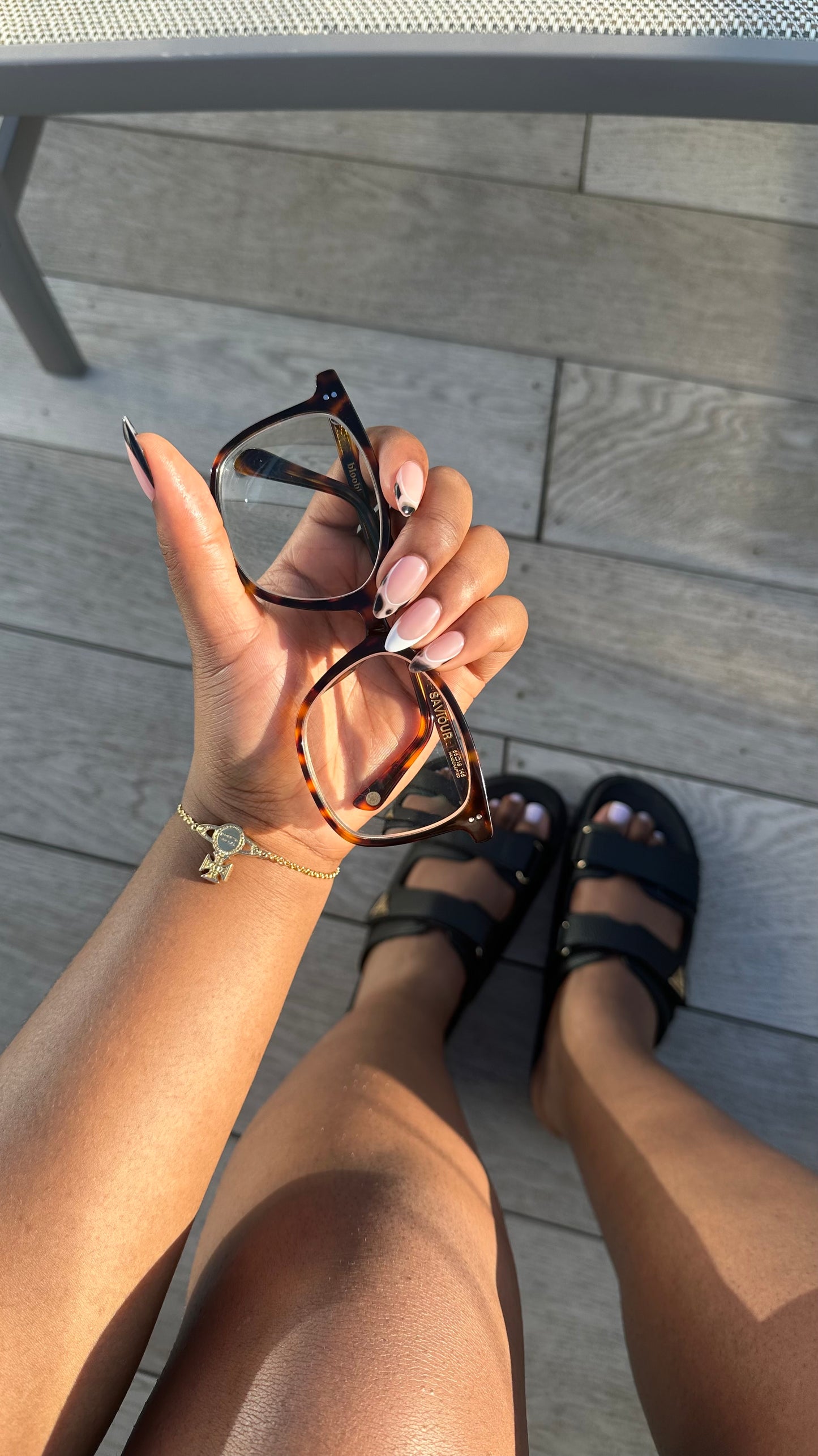 Tortoise Shell Press On Nails