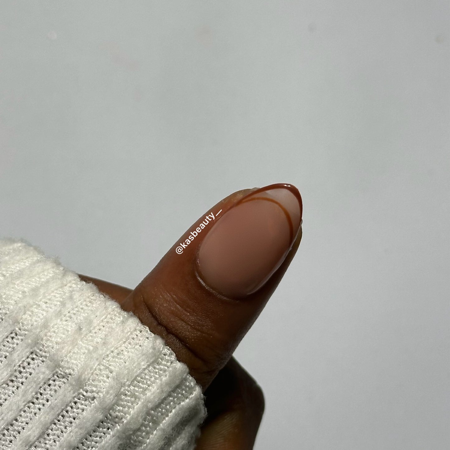 Latte Press On Nails