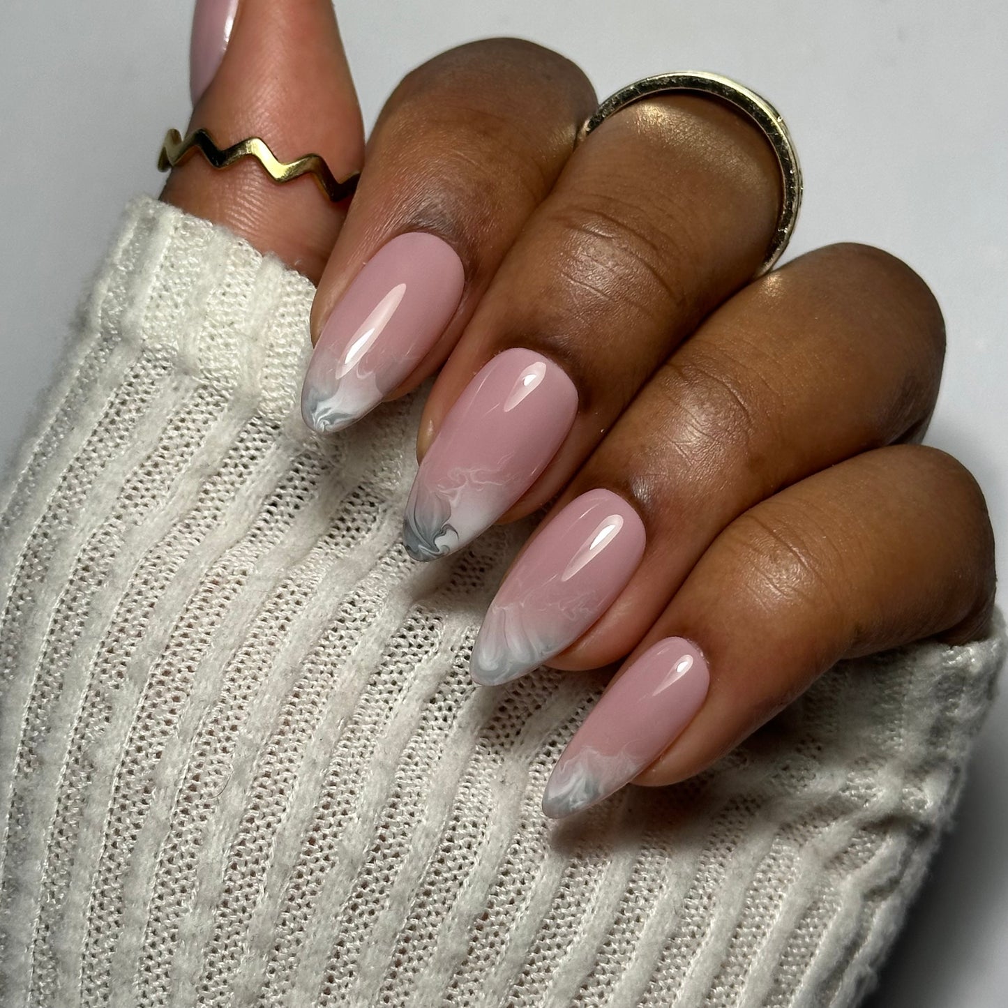 Smokey Press On Nails