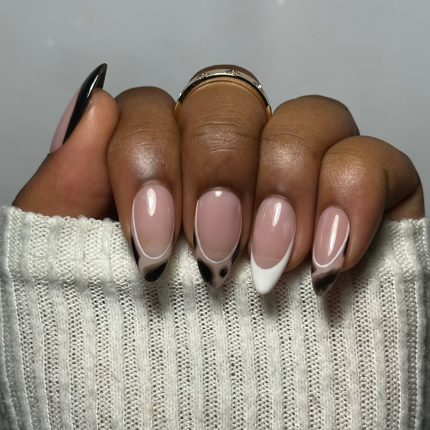 Tortoise Shell Press On Nails