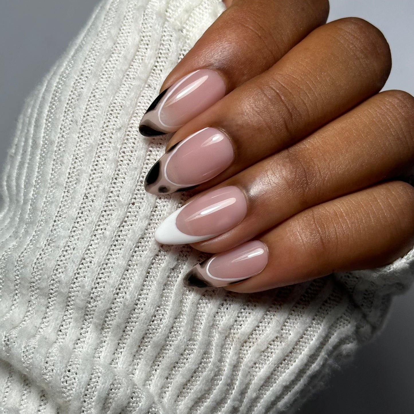 Tortoise Shell Press On Nails