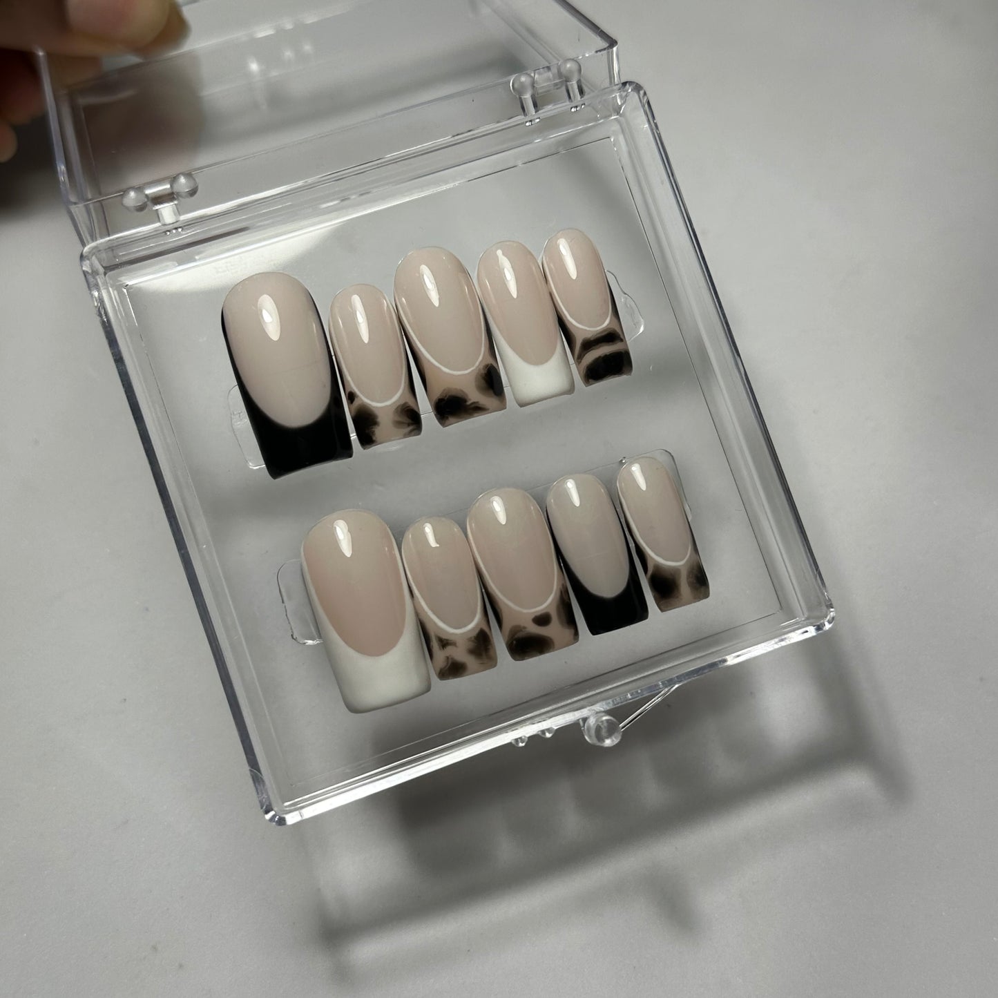 Tortoise Shell Press On Nails