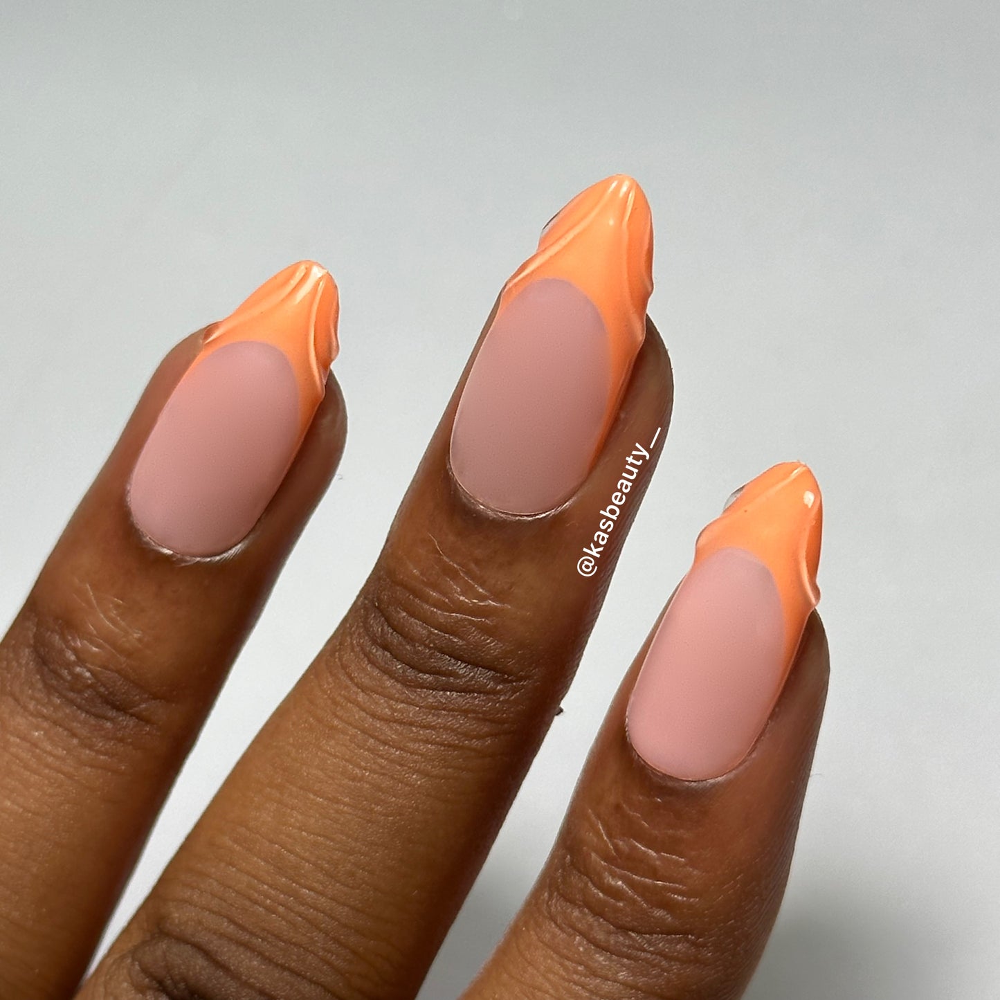 Papaya Press On Nails