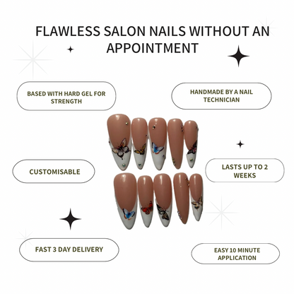 Blossom Press On Nails