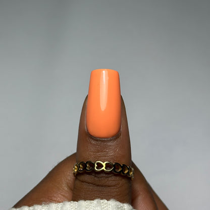 Tangerine Press On Nails