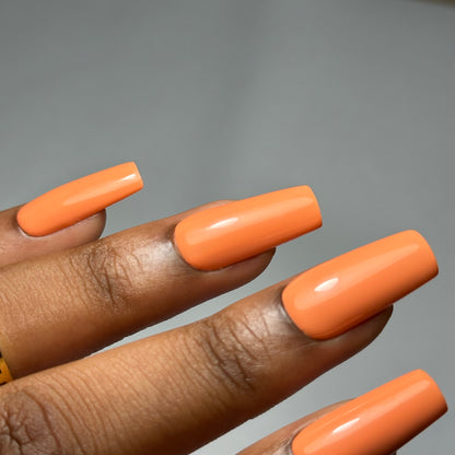 Tangerine Press On Nails