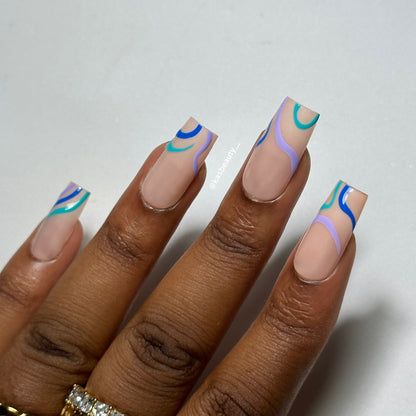 Berry Press On Nails
