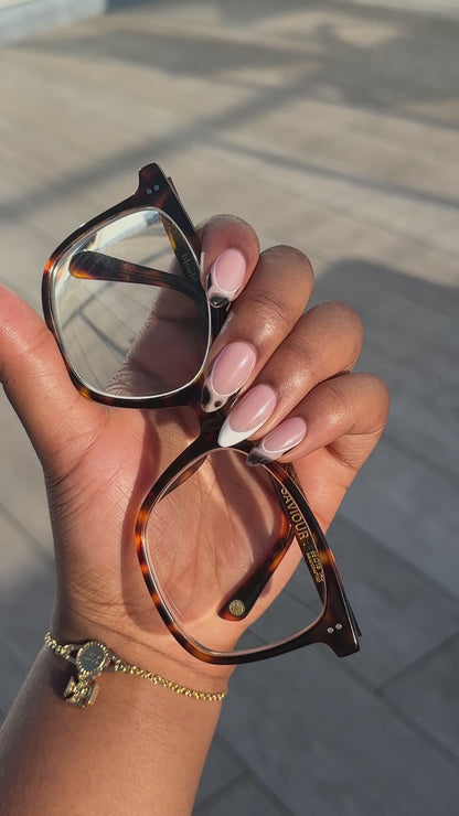 Tortoise Shell Press On Nails