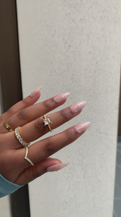 Crystal Press On Nails