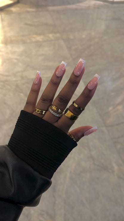 Pearl Press On Nails