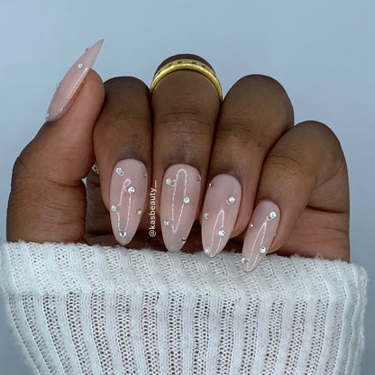 Crystal Press On Nails