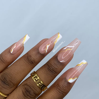 Honey Press On Nails