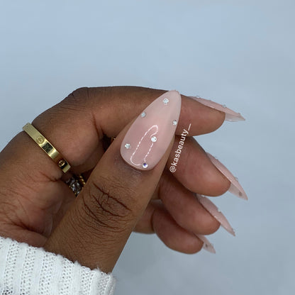 Crystal Press On Nails