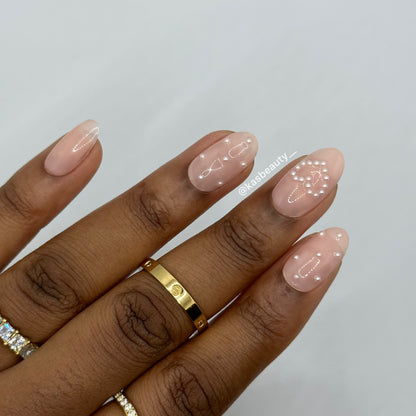 Ballet Slippers Press On Nails