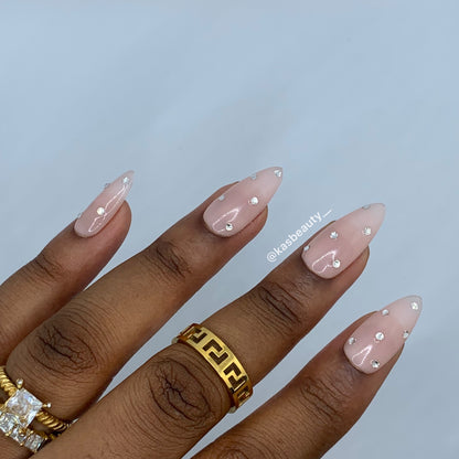 Crystal Press On Nails