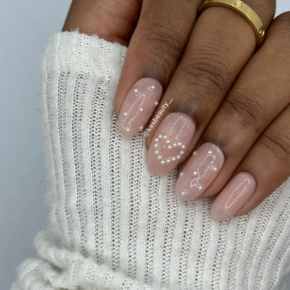 Ballet Slippers Press On Nails