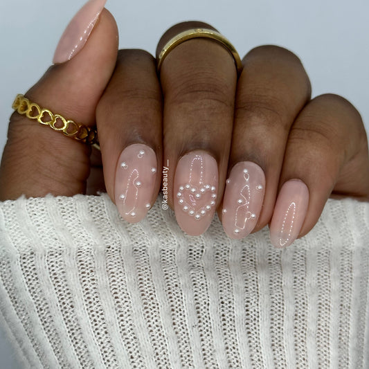 Ballet Slippers Press On Nails