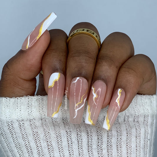 Honey Press On Nails