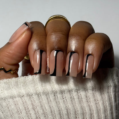 Black Kitty Press On Nails